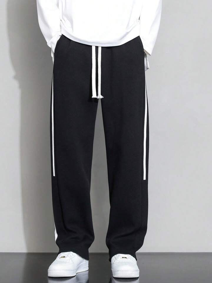 Contrast Tape Jogger Pants