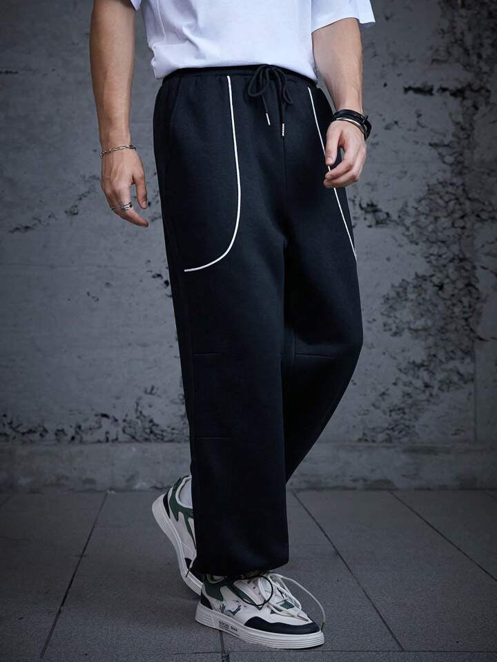 Casual Cotton Pants Regular Wear