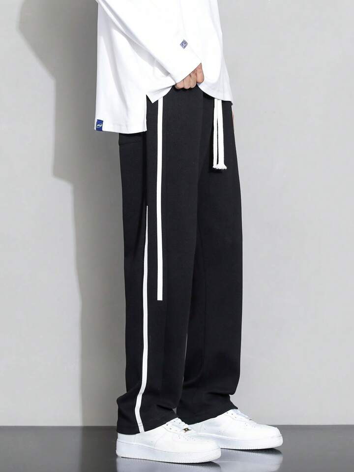 Contrast Tape Jogger Pants