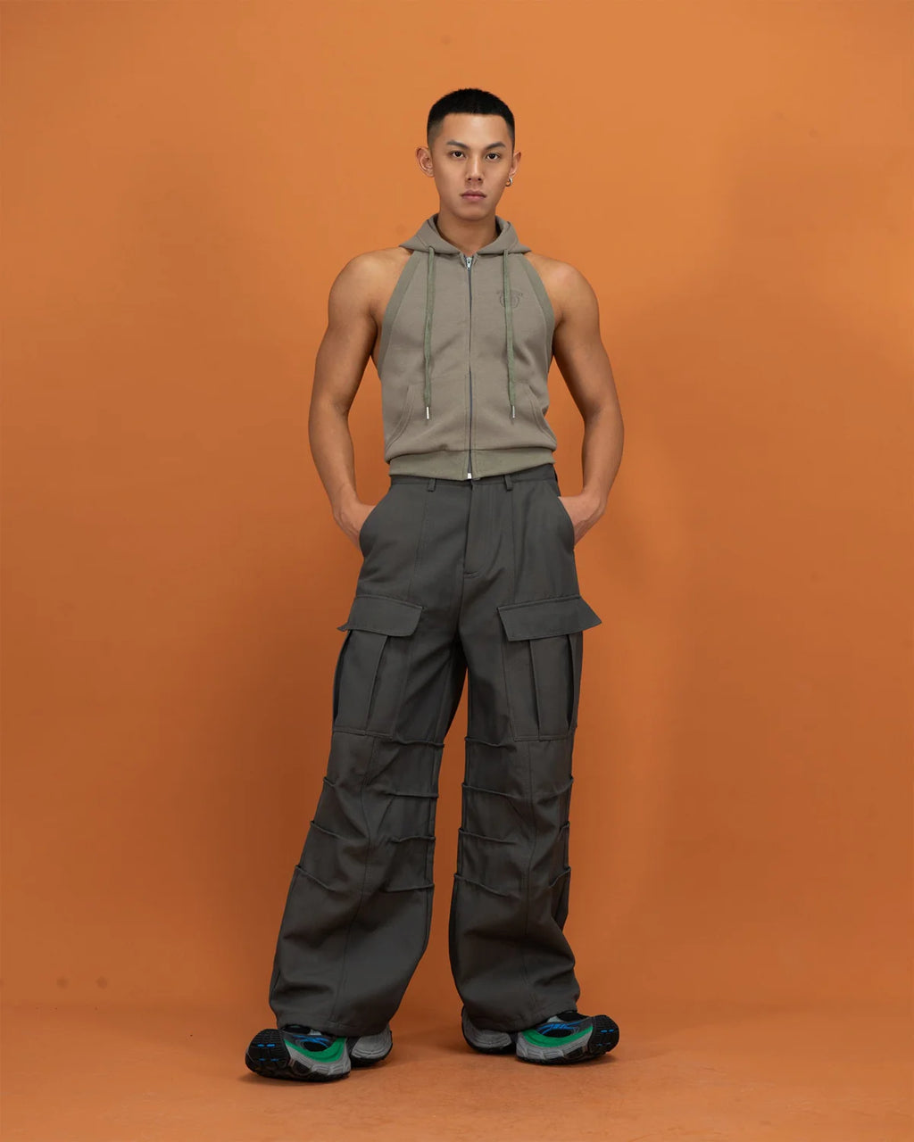 Plated Cargo Pants