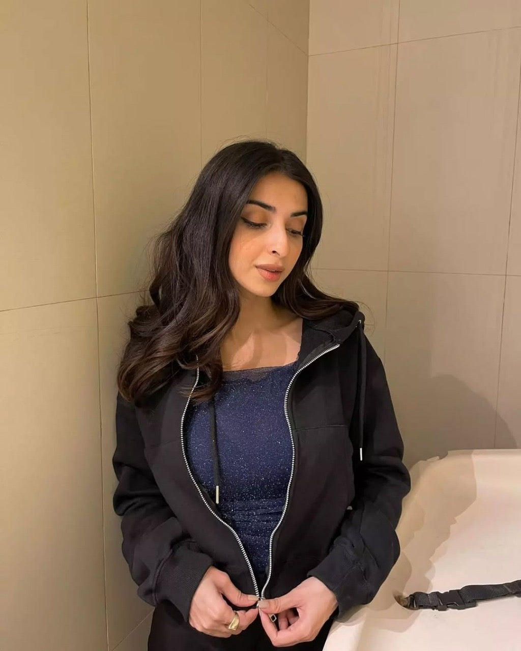 Crop hoodie