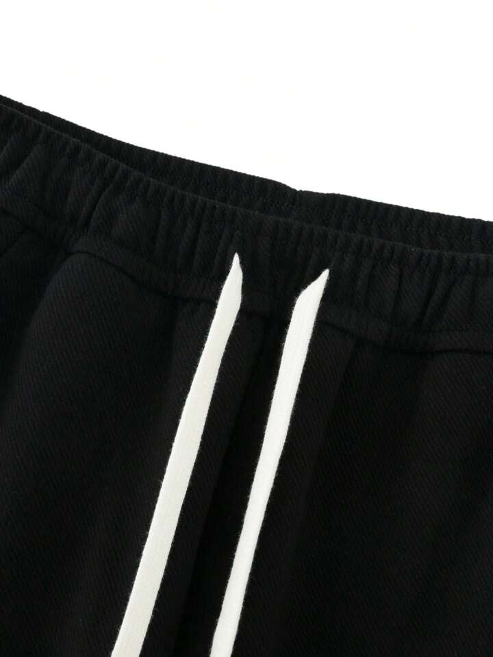 Contrast Tape Jogger Pants