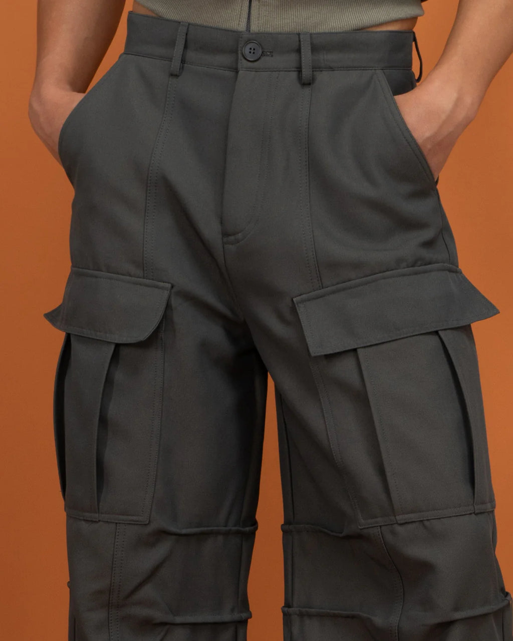Plated Cargo Pants