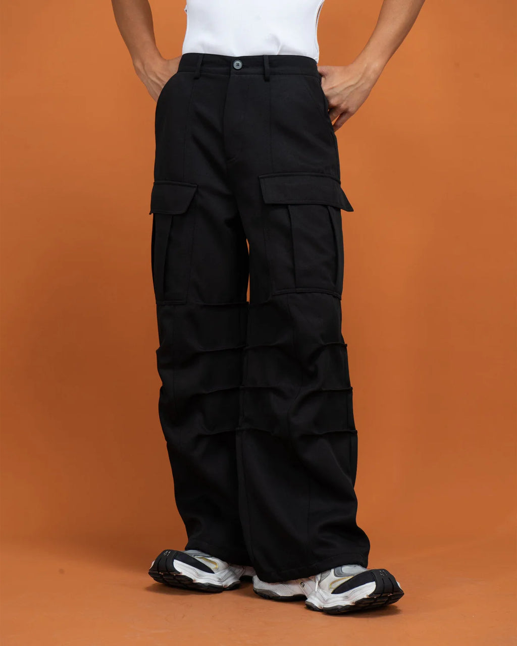 Plated Cargo Pants