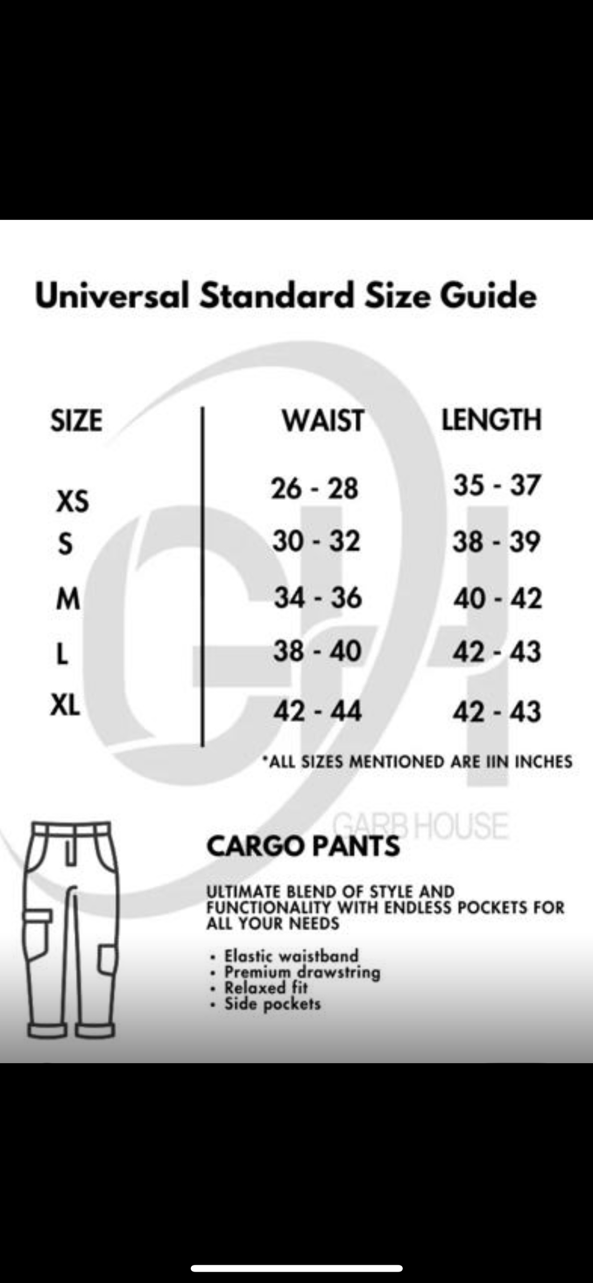 Contrast Piping Flap Cargo Trousers