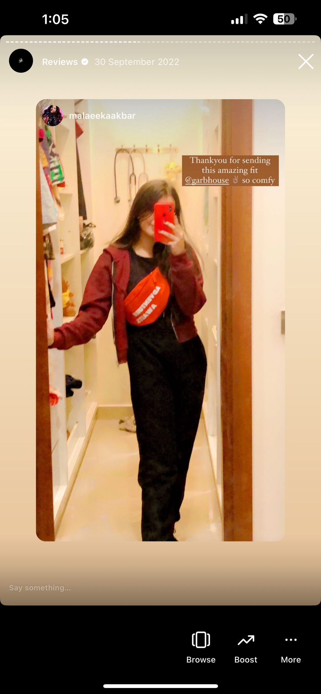Crop hoodie