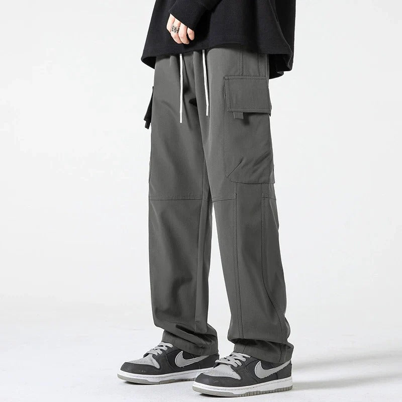 Casual Straight Cargo Pants