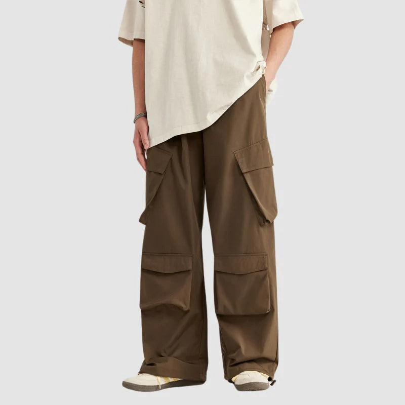 Double Cargo Pockets Pants