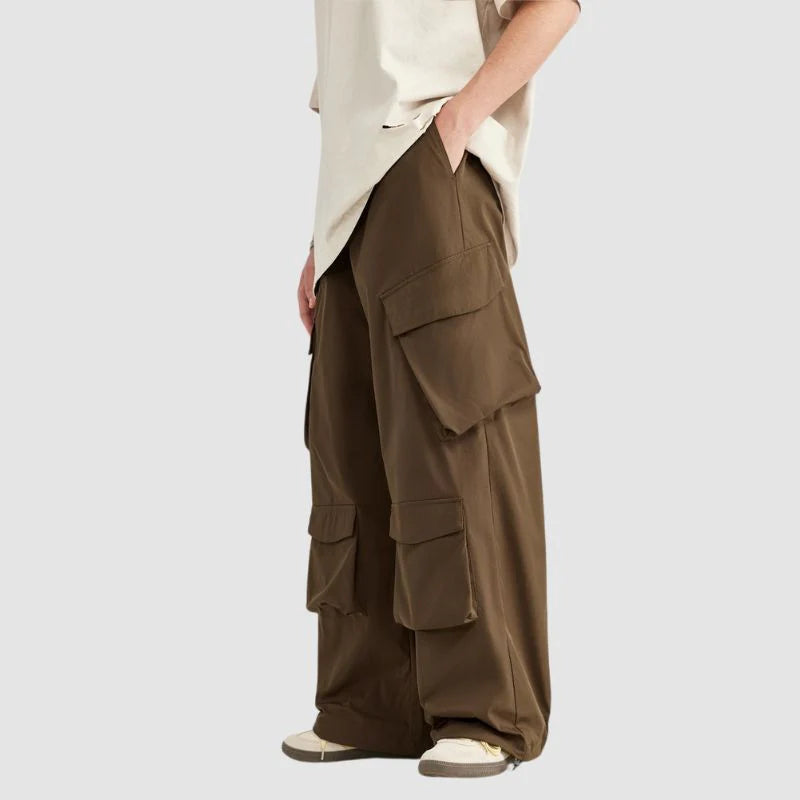 Double Cargo Pockets Pants