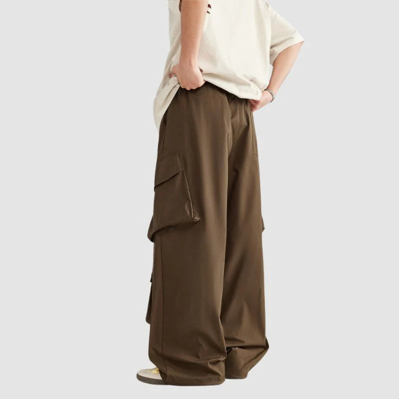 Double Cargo Pockets Pants