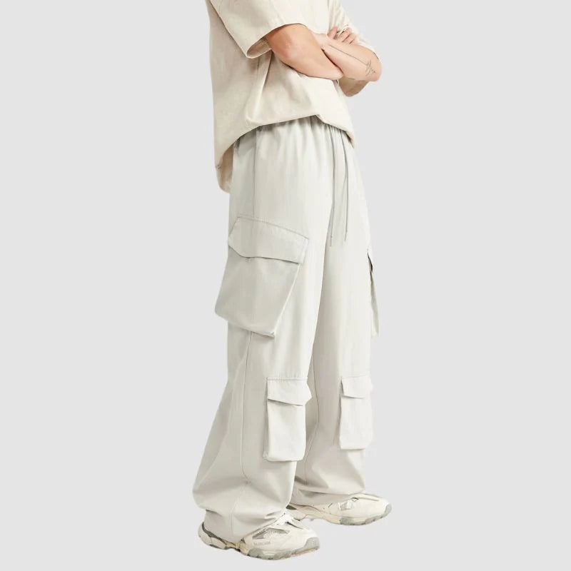 Double Cargo Pockets Pants