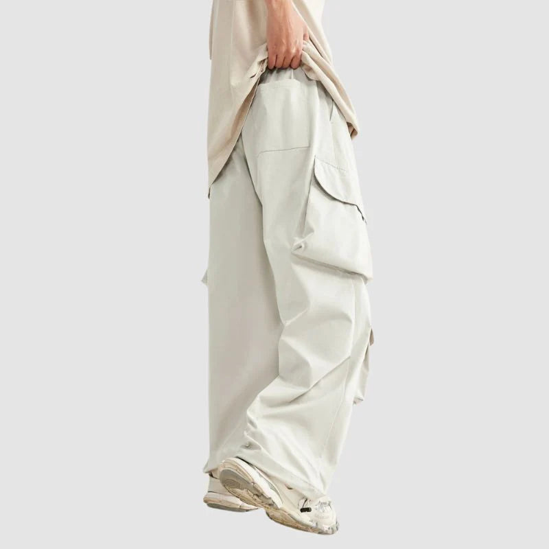 Double Cargo Pockets Pants