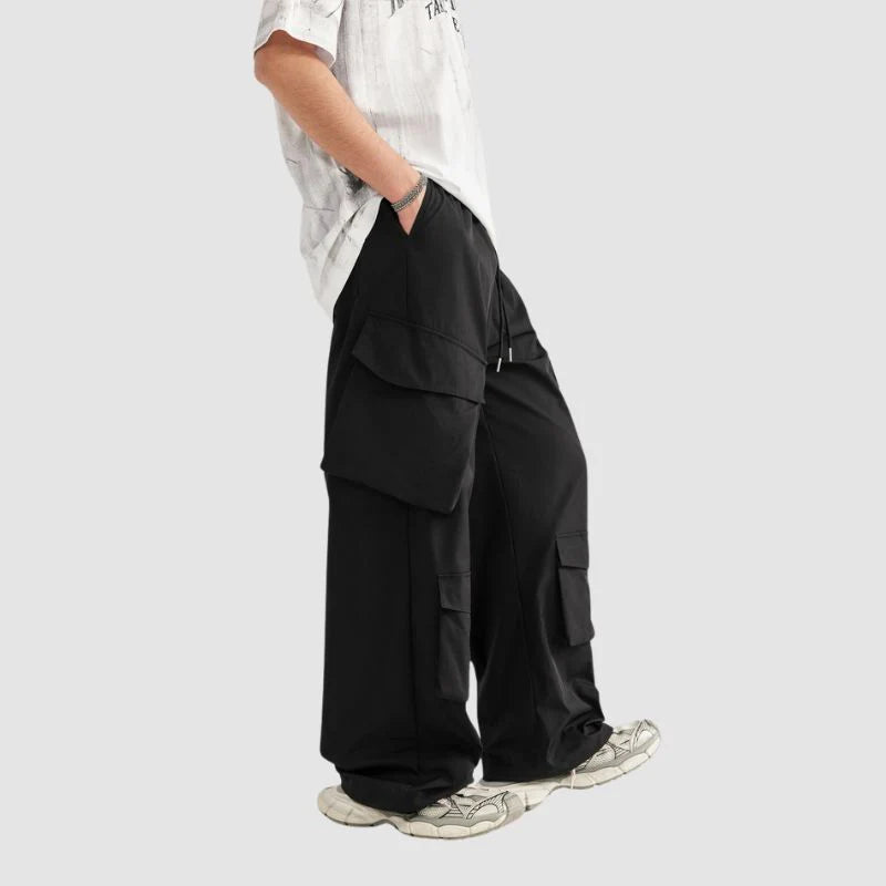 Double Cargo Pockets Pants