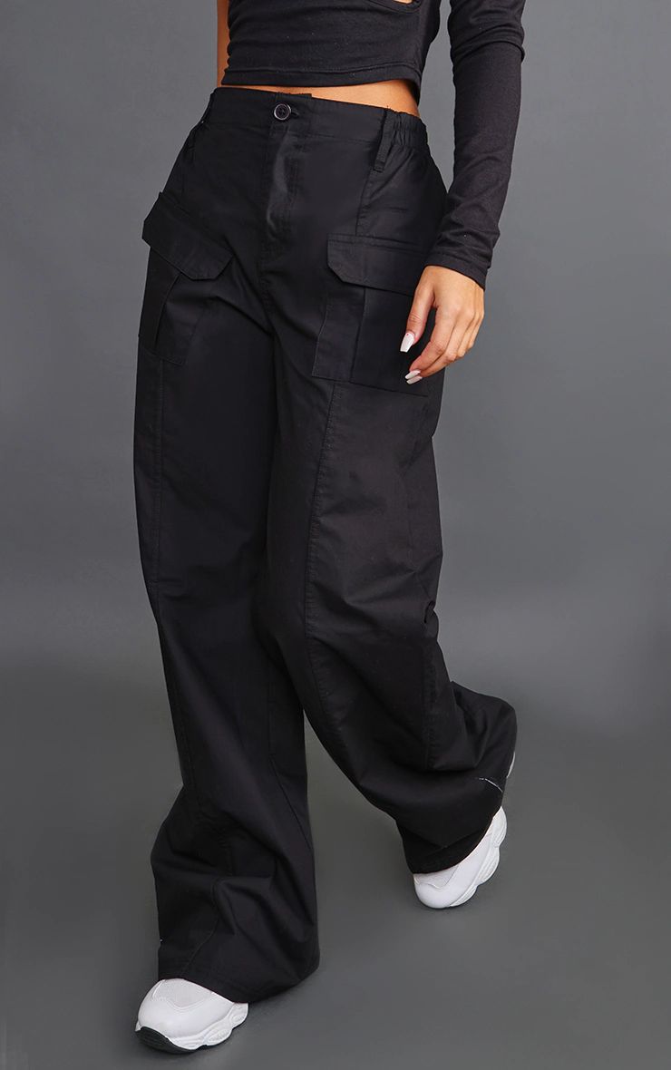 High-Waisted Cargo Pants